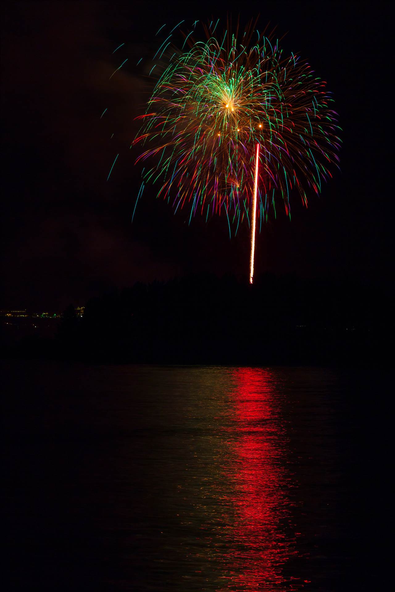 Dillon Reservoir Fireworks 2015 45  by Scott Smith Photos