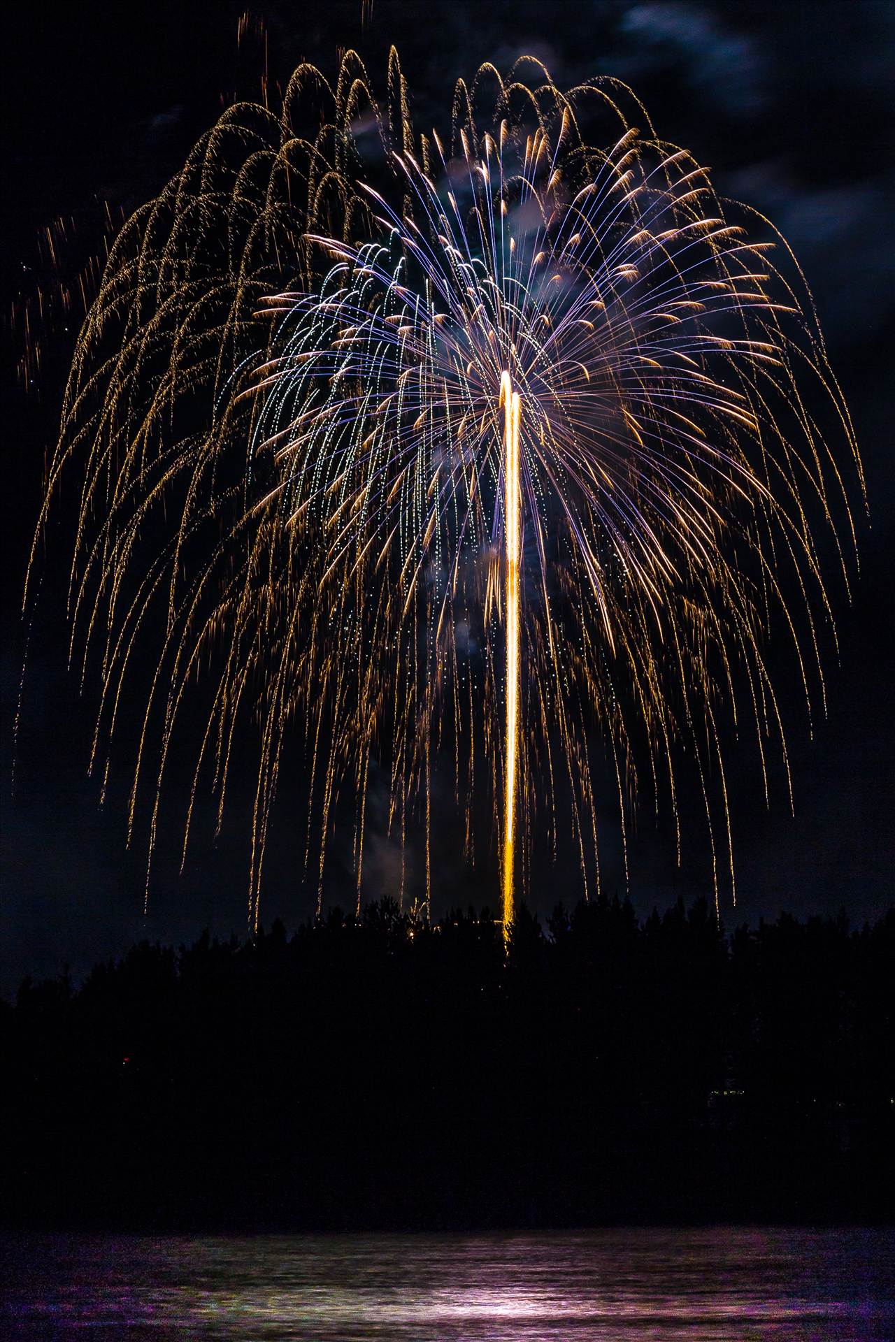 Dillon Reservoir Fireworks 2015 7  by Scott Smith Photos