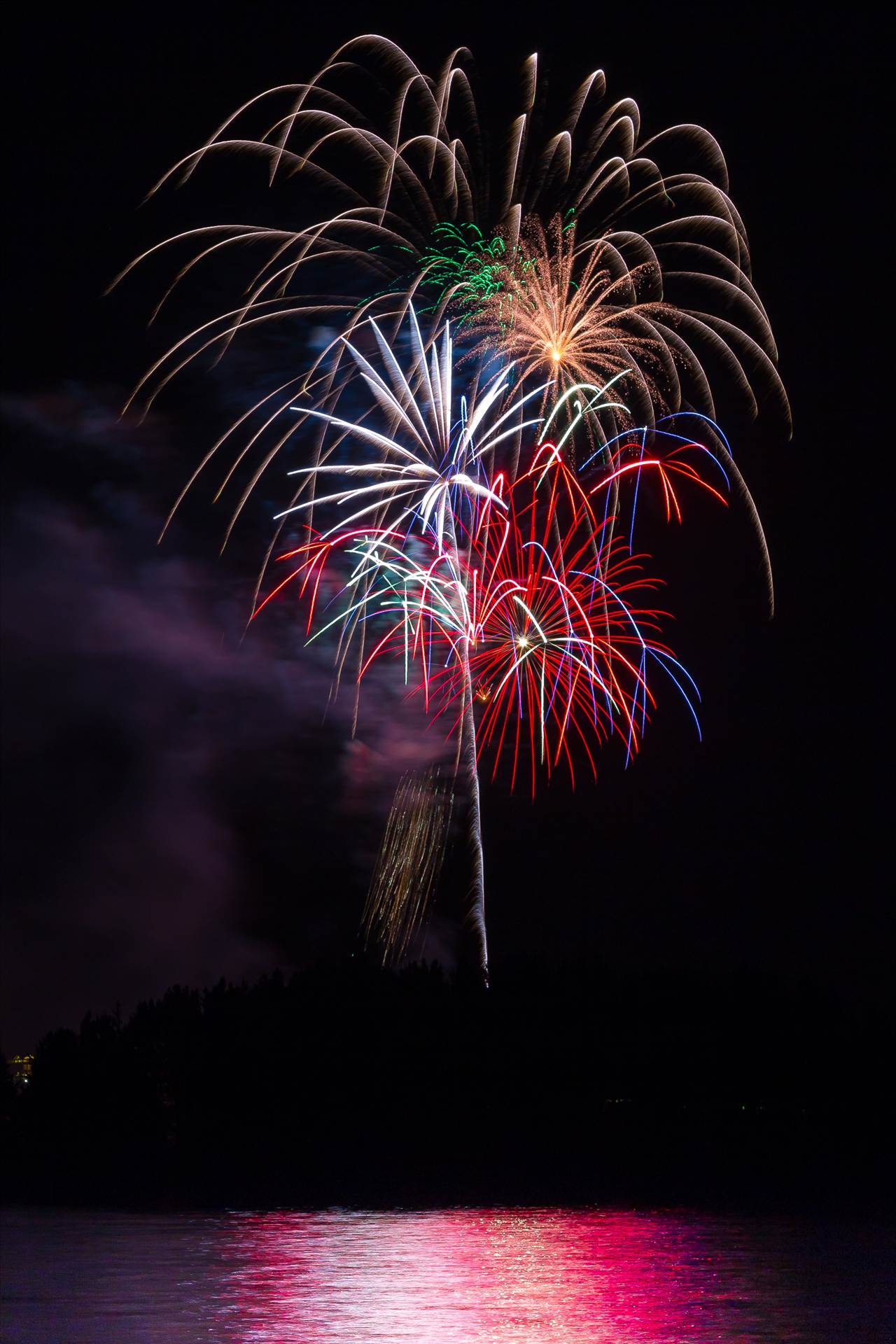 Dillon Reservoir Fireworks 2015 3  by Scott Smith Photos