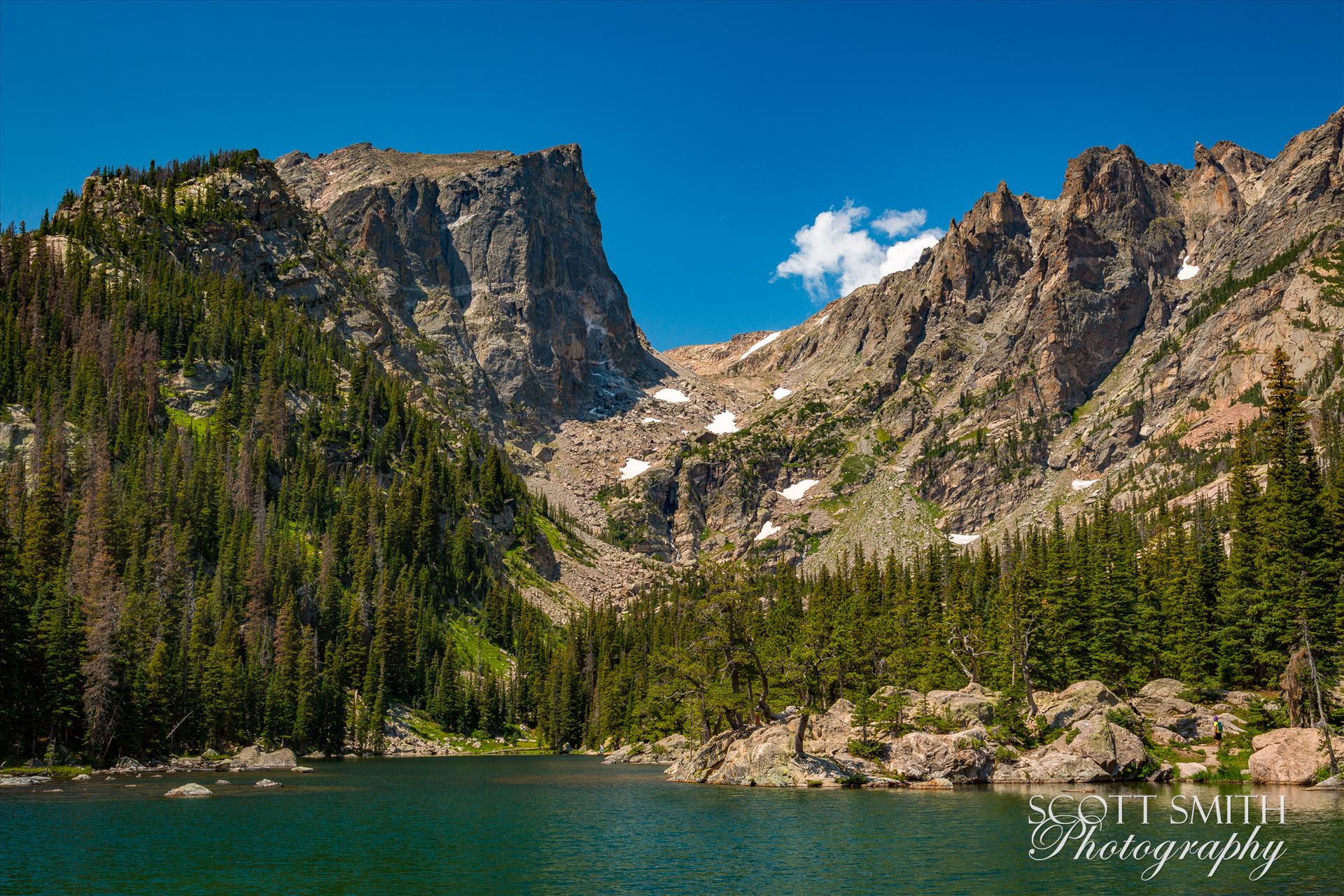Hallett Peak from Dream Lake  by Scott Smith Photos