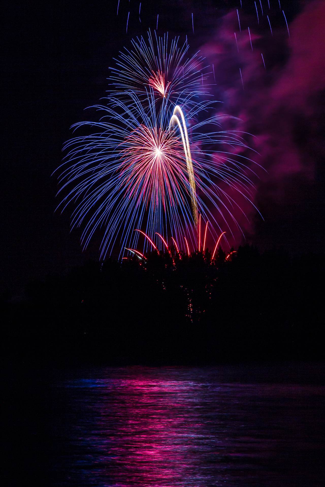 Dillon Reservoir Fireworks 2015 62  by Scott Smith Photos