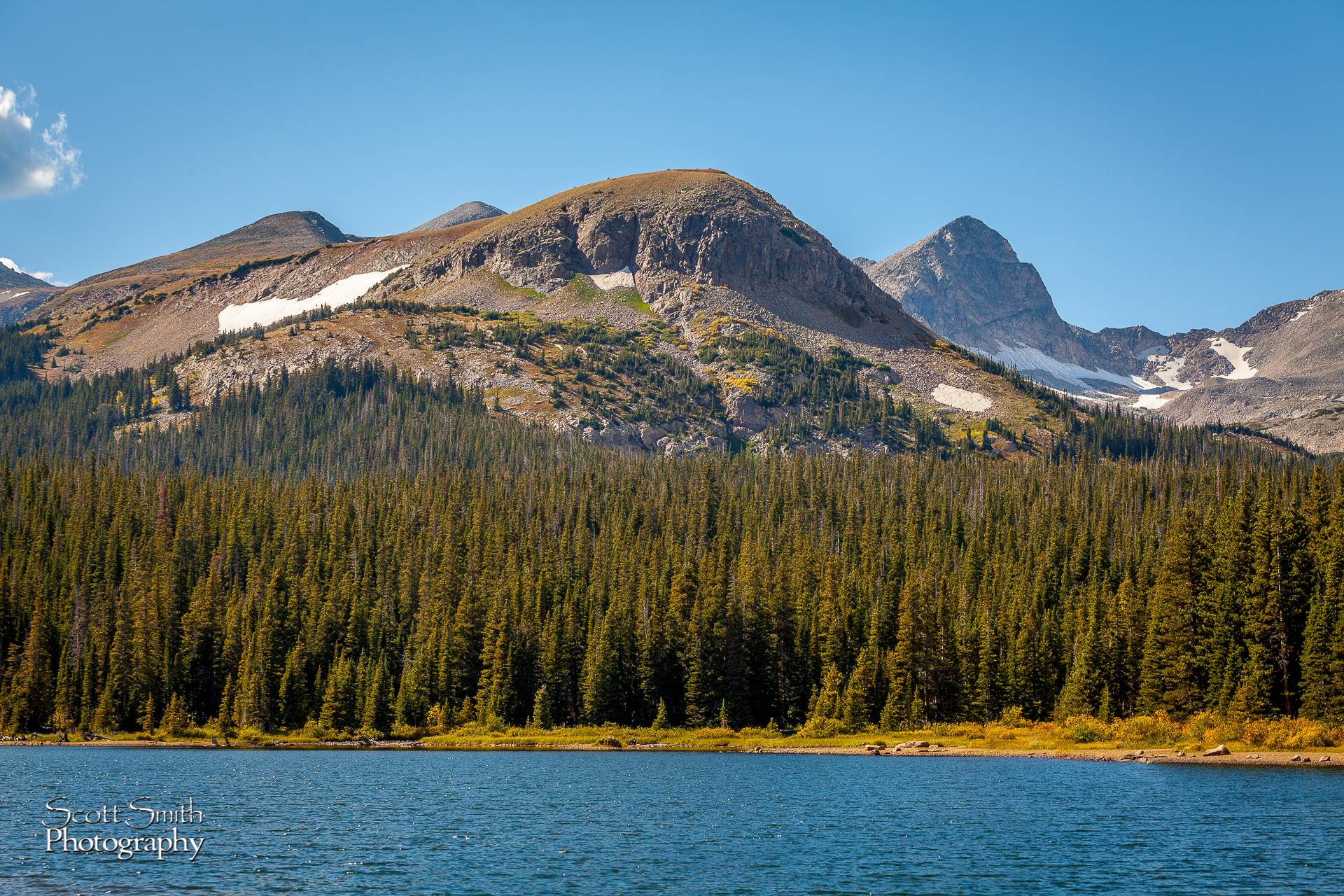 Brainard Lake Heading to the hike to Long Lake, fall 2011. Beautiful scenery. by Scott Smith Photos