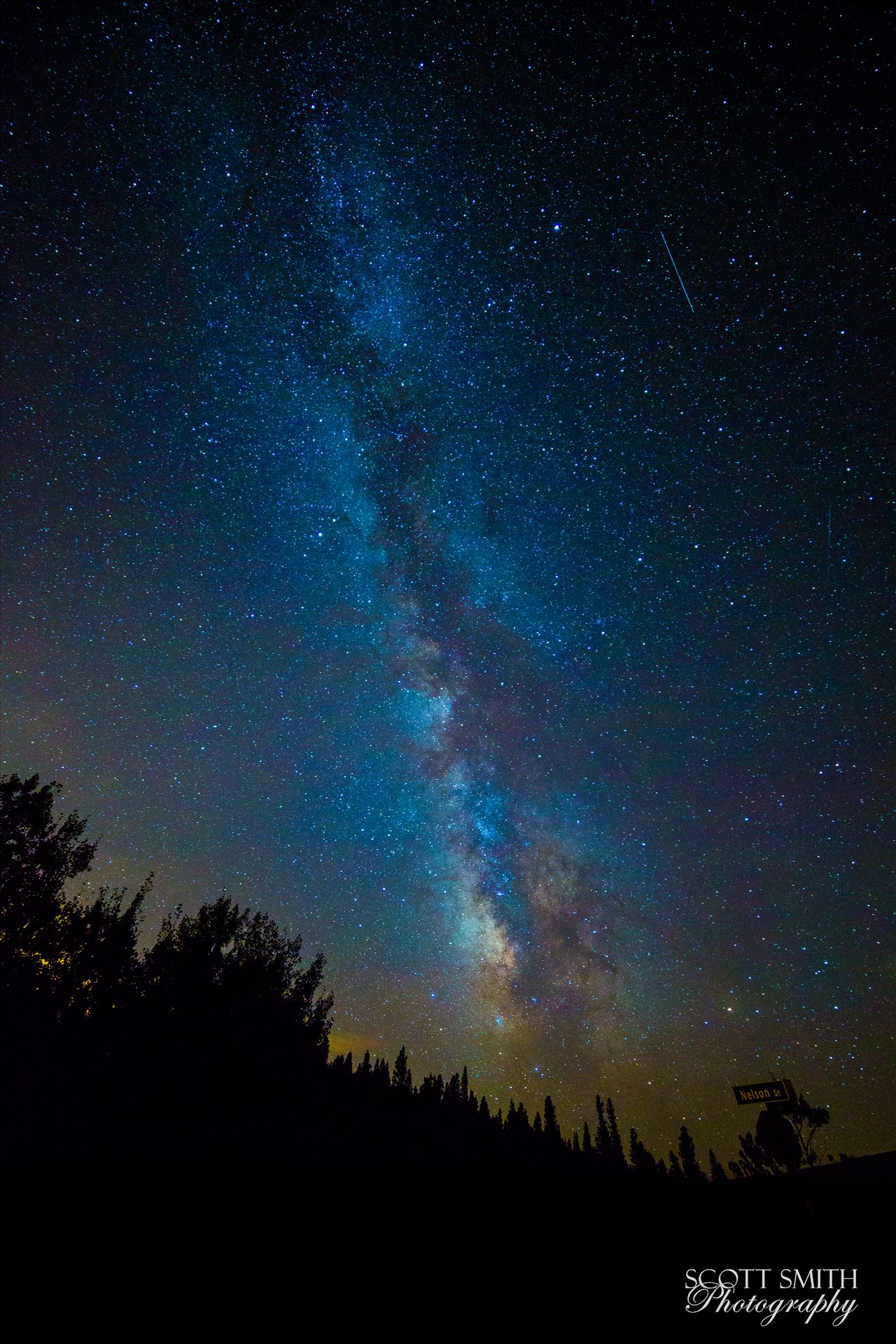 Milky Way and Perseids from Ward Another shot of the Milky Way and the Perseid meteor shower, from Ward, Colorado. by Scott Smith Photos