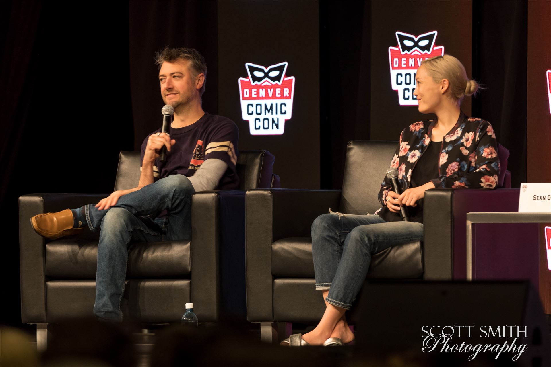 Guardians of the Galaxy's Sean Gun and Pom Klementieff at Denver Comic Con 2018 No 2  by Scott Smith Photos