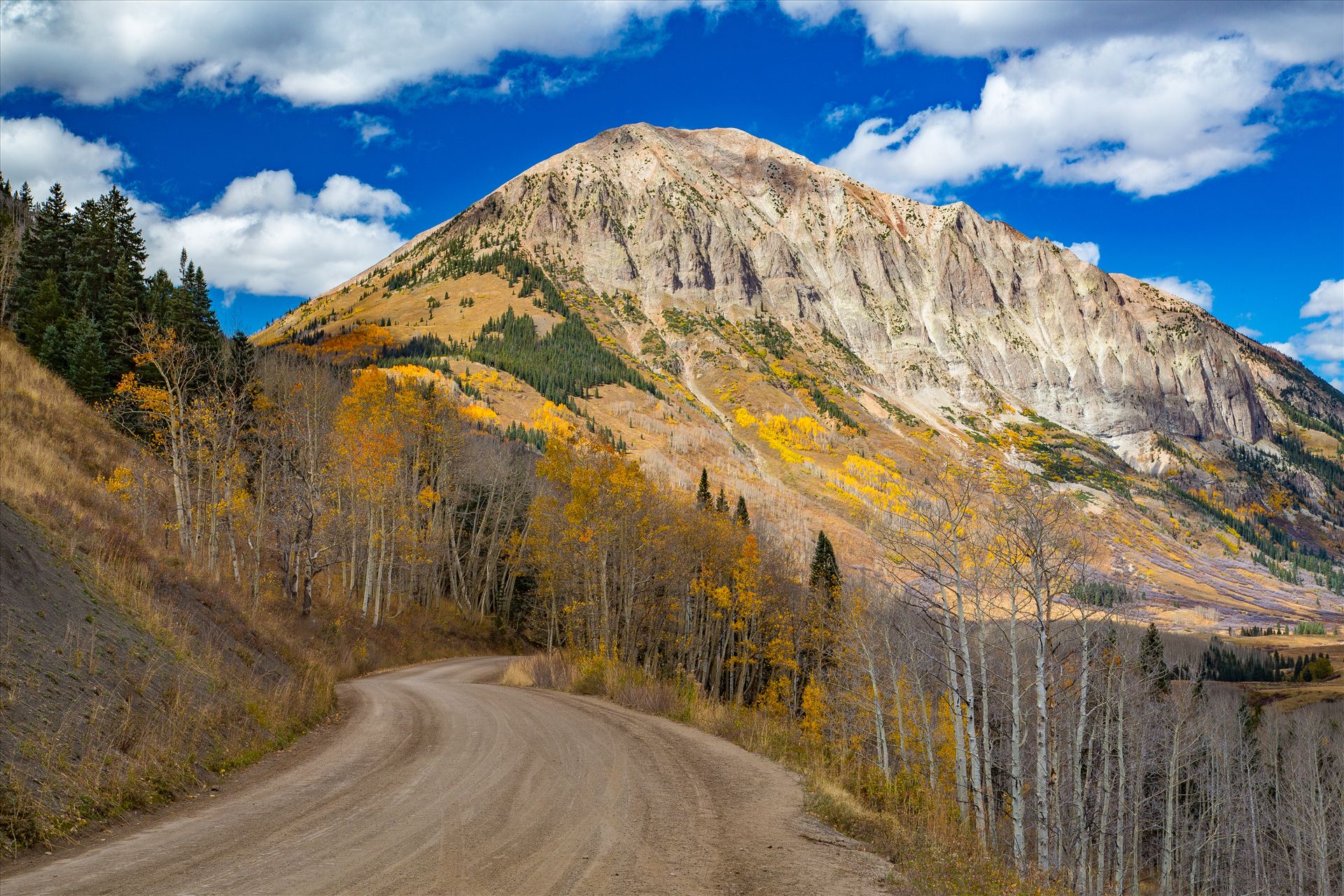 Gothic Road 2 The view from Gothic Road heading north of Mt Crested Butte in October. by Scott Smith Photos