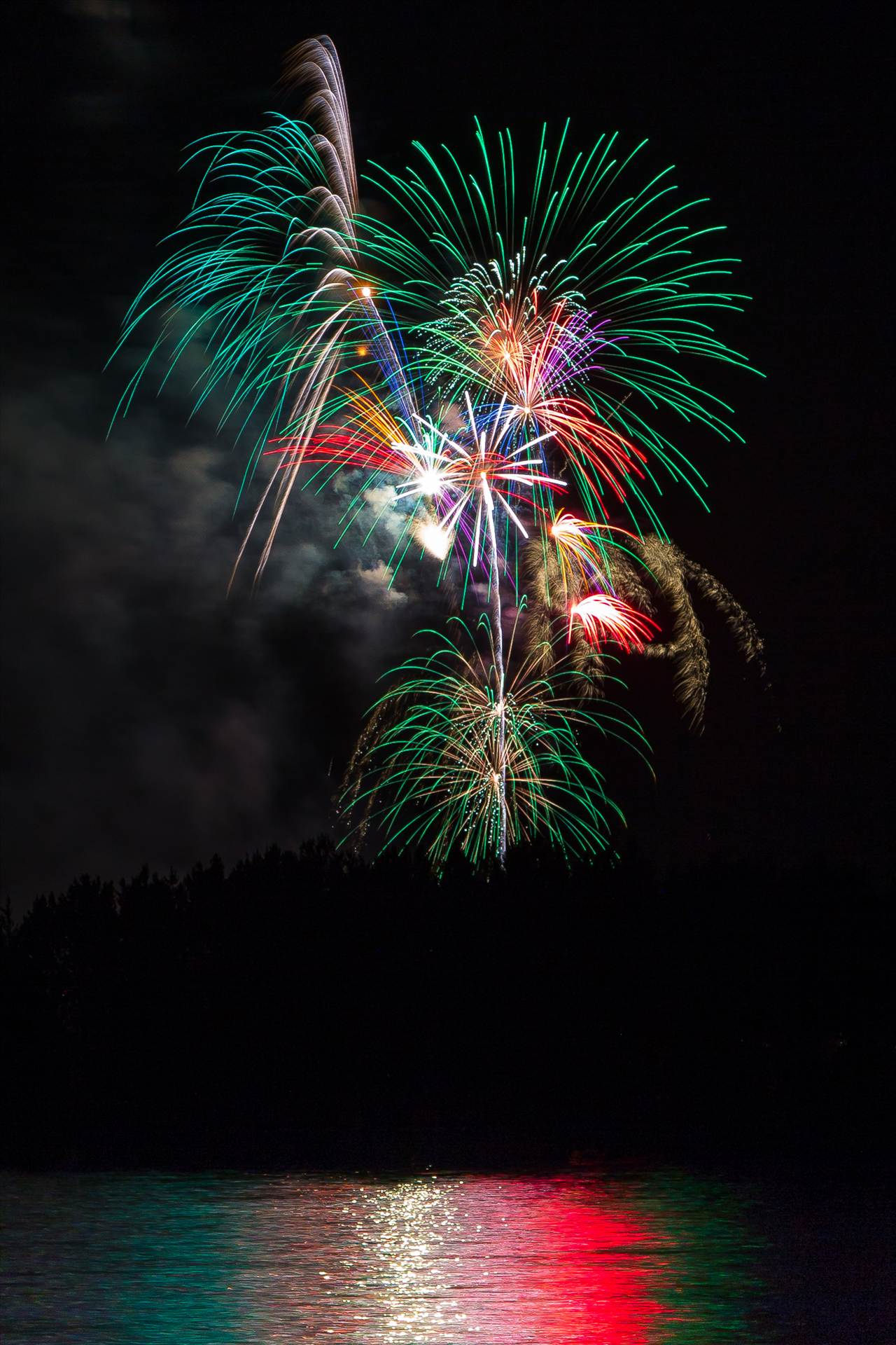 Dillon Reservoir Fireworks 2015 6  by Scott Smith Photos