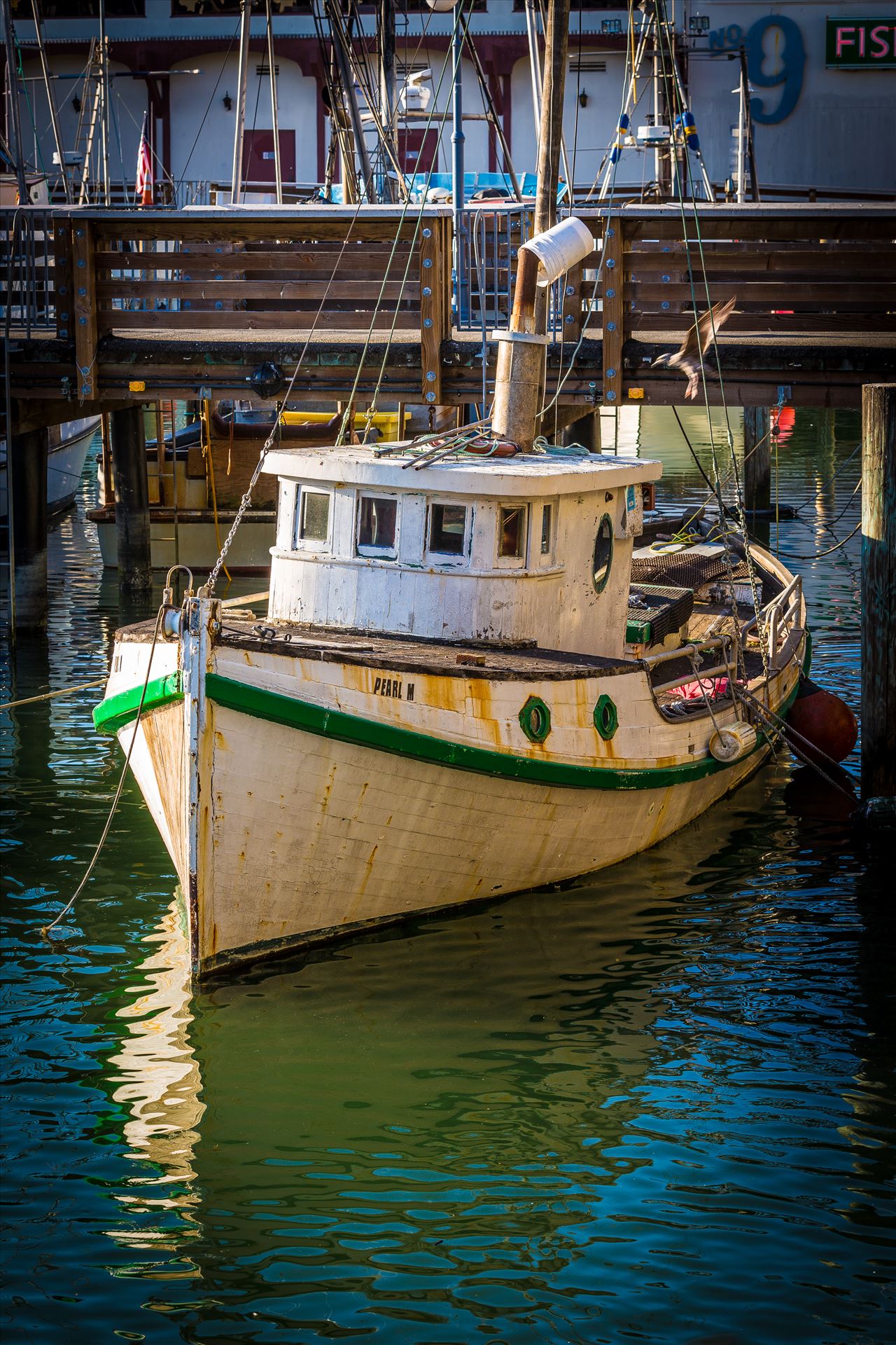 Boat at San Francisco's Pier 39  by Scott Smith Photos