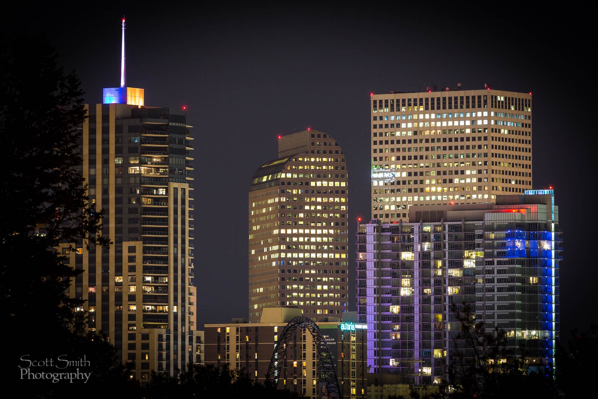 Downtown Denver Long Exposure  by Scott Smith Photos