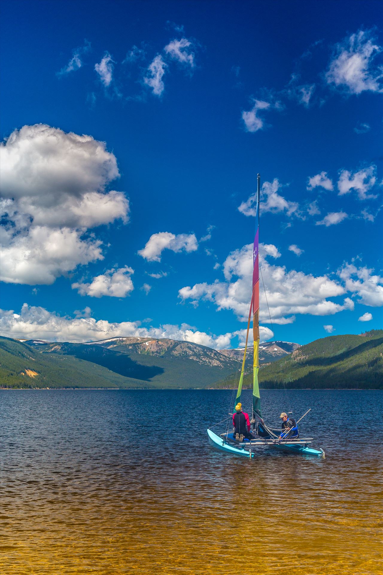 Sailing at Turquoise Lake Sailing at Turqouise Lake, Leadville, Colorado. by Scott Smith Photos