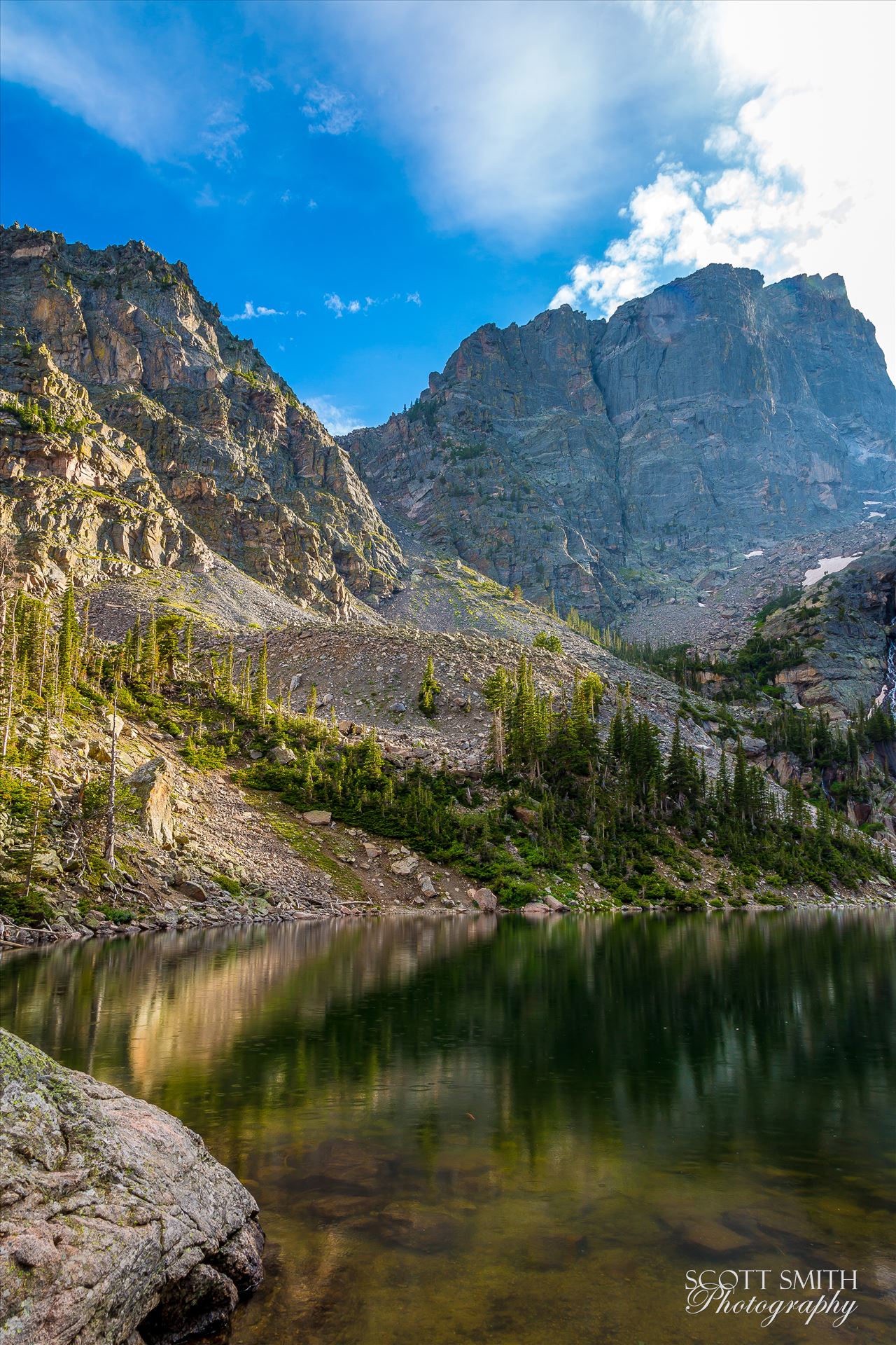 Emerald Lake 2 From Bear Lake Trail, Rocky Mountain National Park, outside of Estes Park, Colorado. by Scott Smith Photos