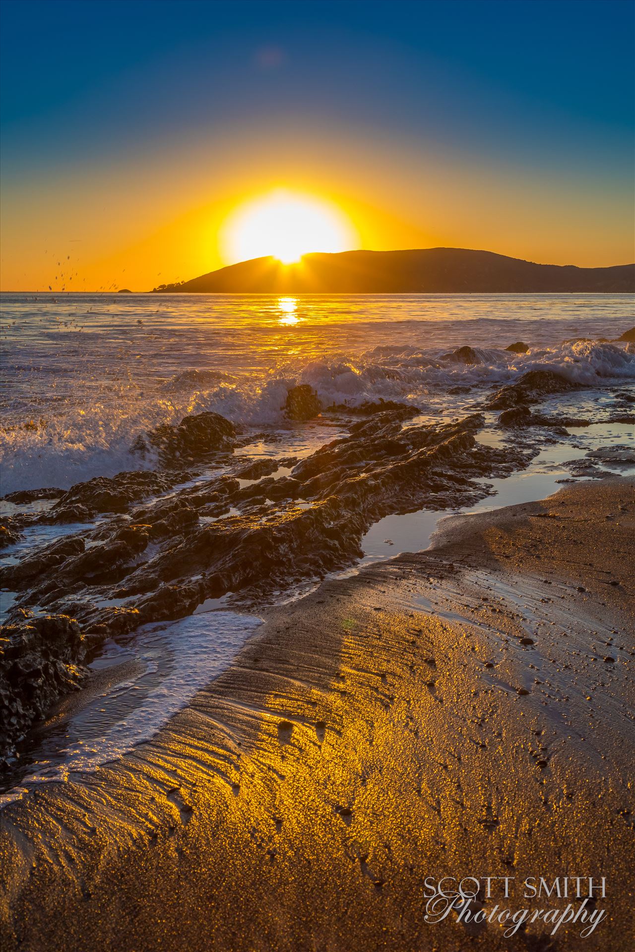 Sunset at Shell Beach 2  by Scott Smith Photos