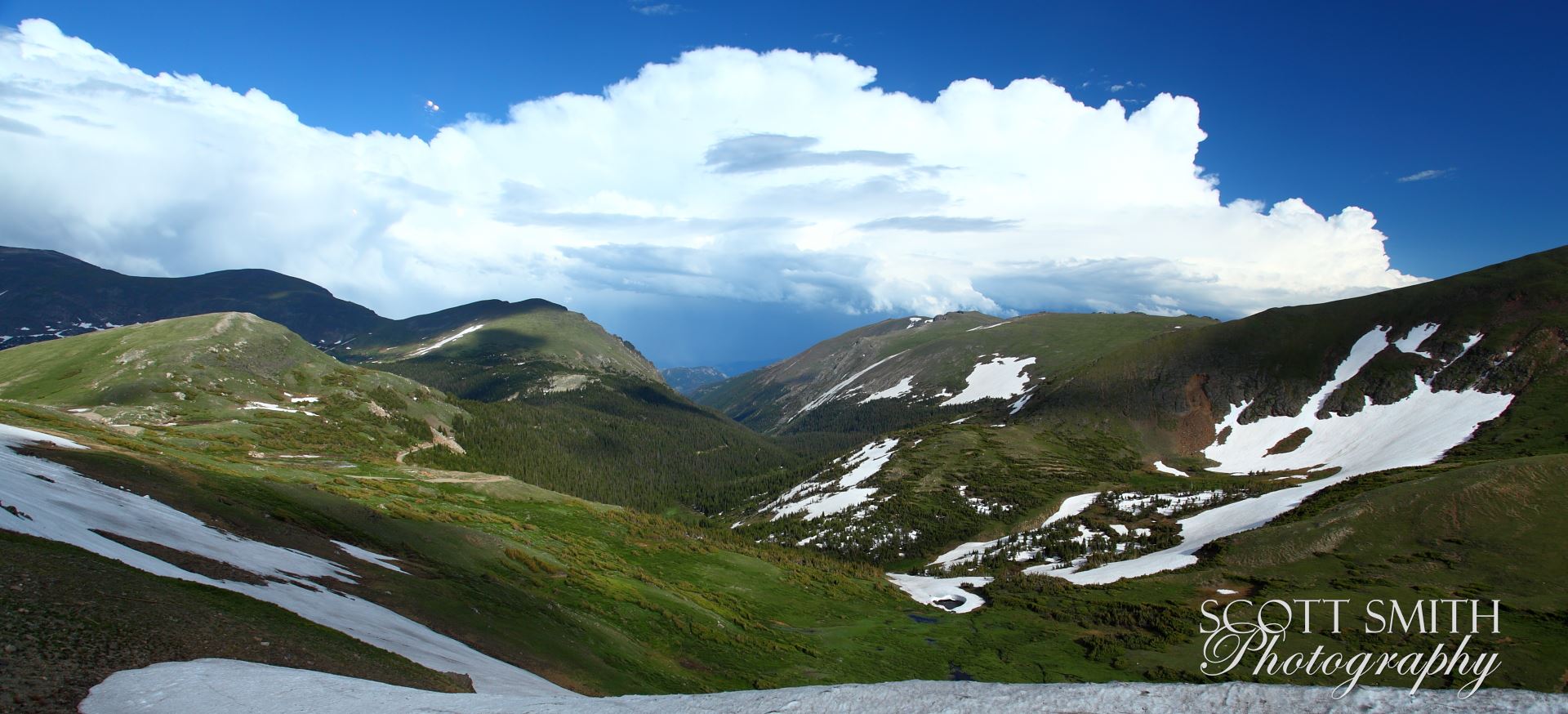 Trail Ridge View From the top of Trail Ridge Road, in Rocky Mountain National Park. by Scott Smith Photos