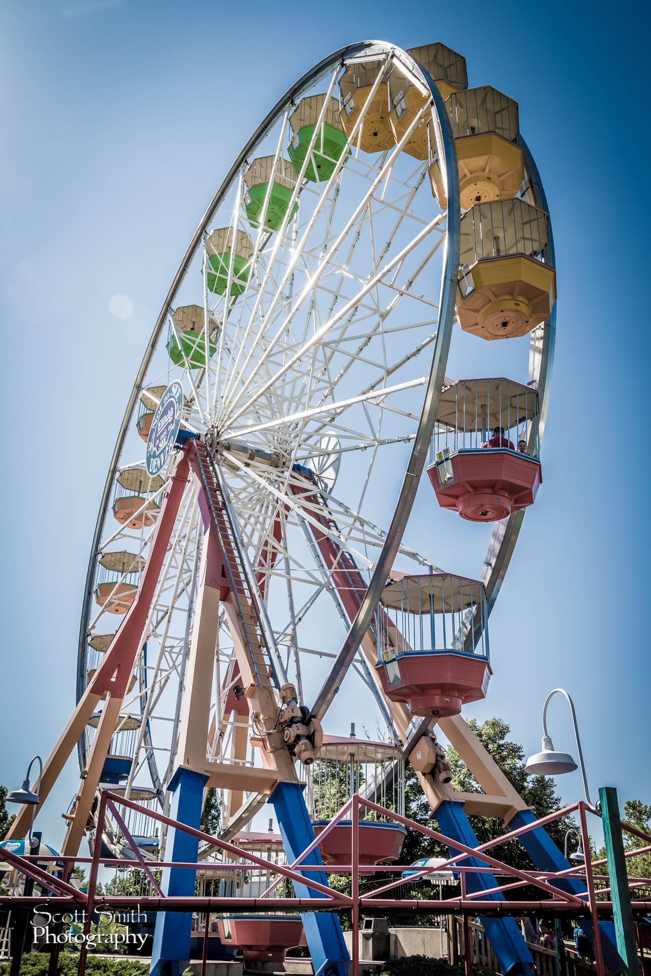 Elitches - Classic Ferris Wheel  by Scott Smith Photos