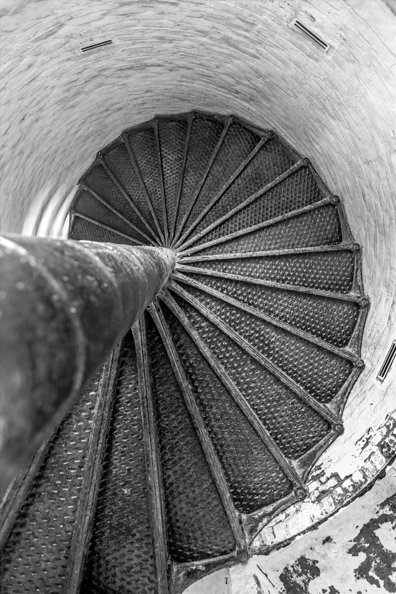 Old Cape Henry Lighthouse Steps Steps inside the old Cape Henry Lighthouse, in Virginia. by Scott Smith Photos