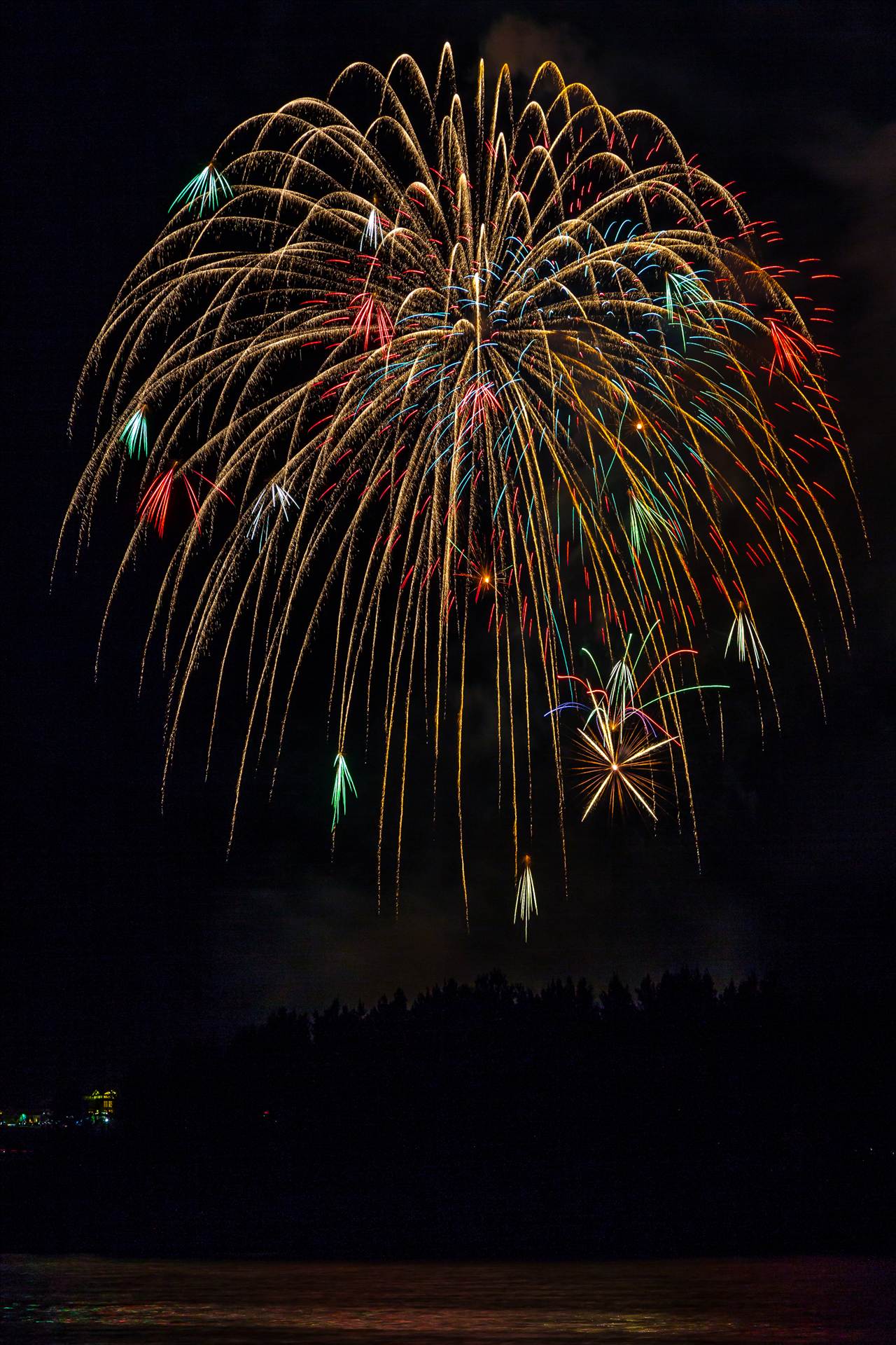 Dillon Reservoir Fireworks 2015 9  by Scott Smith Photos