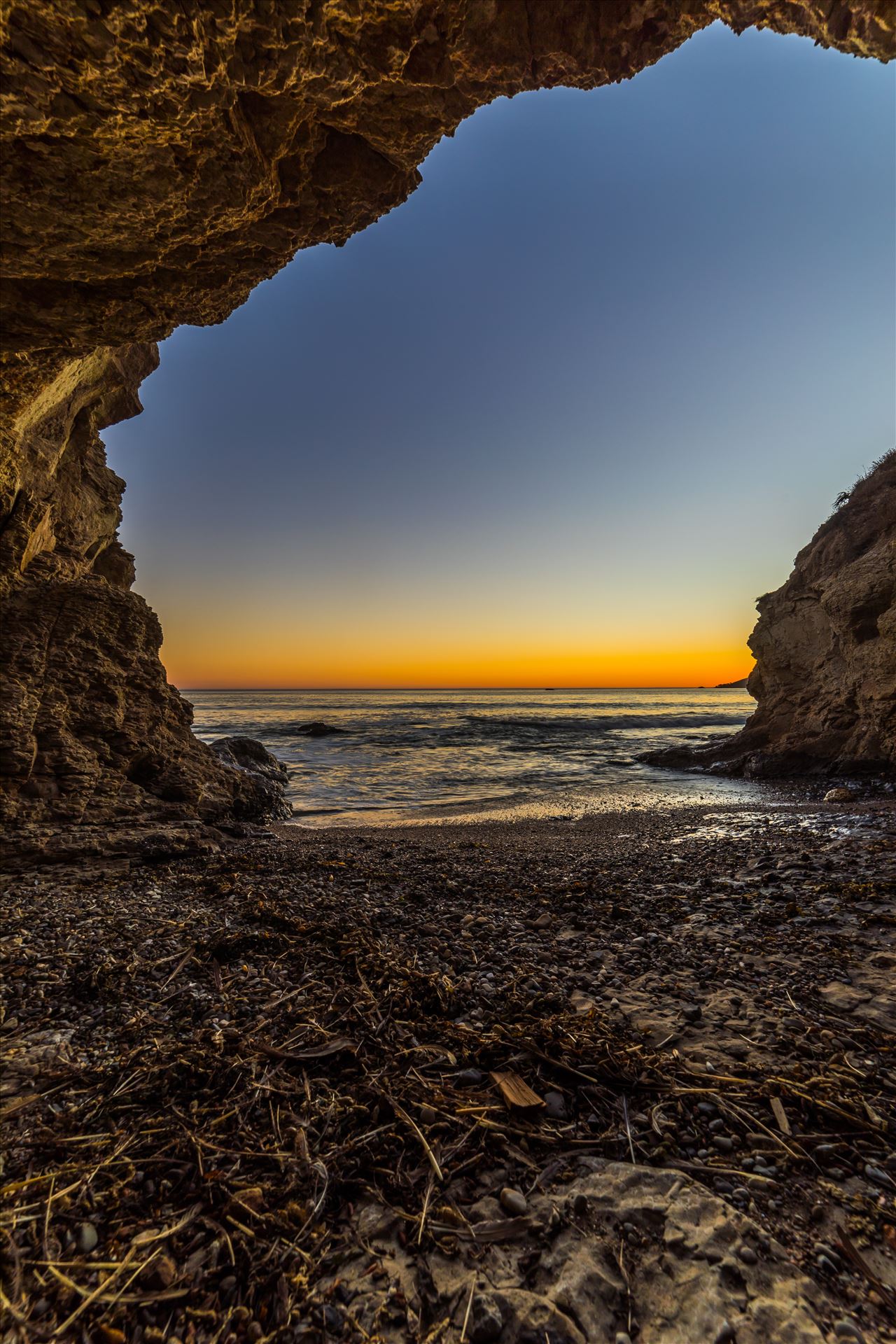 Sunset at Shell Beach 3  by Scott Smith Photos