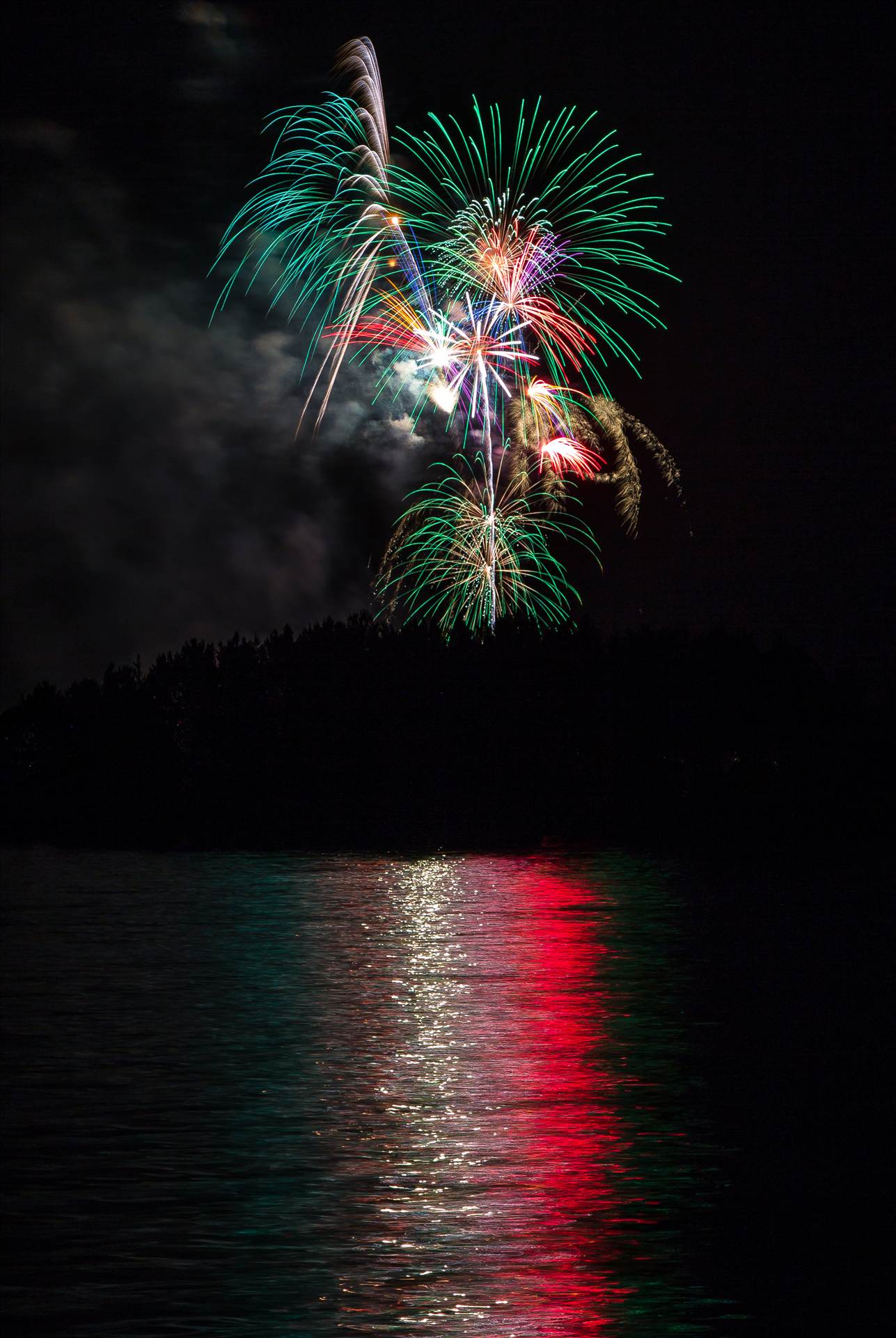 Dillon Reservoir Fireworks 2015 22  by Scott Smith Photos