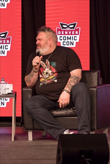 Kristian Nairn, Hodor from Game of Thrones at Denver Comic Con 2018 by Scott Smith Photos