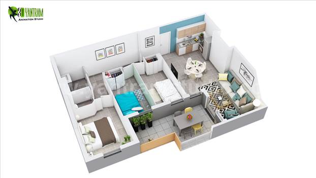 3d-home-floor-plan-design-developed-by-yantram-floor-plan-designer.jpg by Yantramarchitecturaldesignstudio