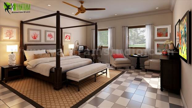 Stylish Interior Designed Bedroom Ideas by Yantram Studio London by Yantramarchitecturaldesignstudio