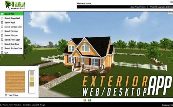 Virtual Interactive Desktop & WebGL Application For Exterior Elevation by Yantramarchitecturaldesignstudio