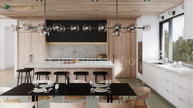 3D-Interior Designers- High-classy-kitchen-view-1-in-San Diego.jpg by Yantramarchitecturaldesignstudio