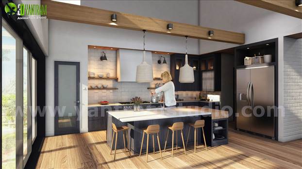 2-3d-kitchen-architectural-ideas-by-interior-design -for-home.jpg by Yantramarchitecturaldesignstudio