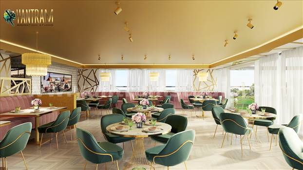 Magnificent_Modern_Restaurant_3D_Interior_Designers_by_Architectural_Rendering_Company,.jpg by Yantramarchitecturaldesignstudio
