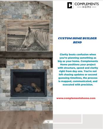 custom home builder bend by Complementshome