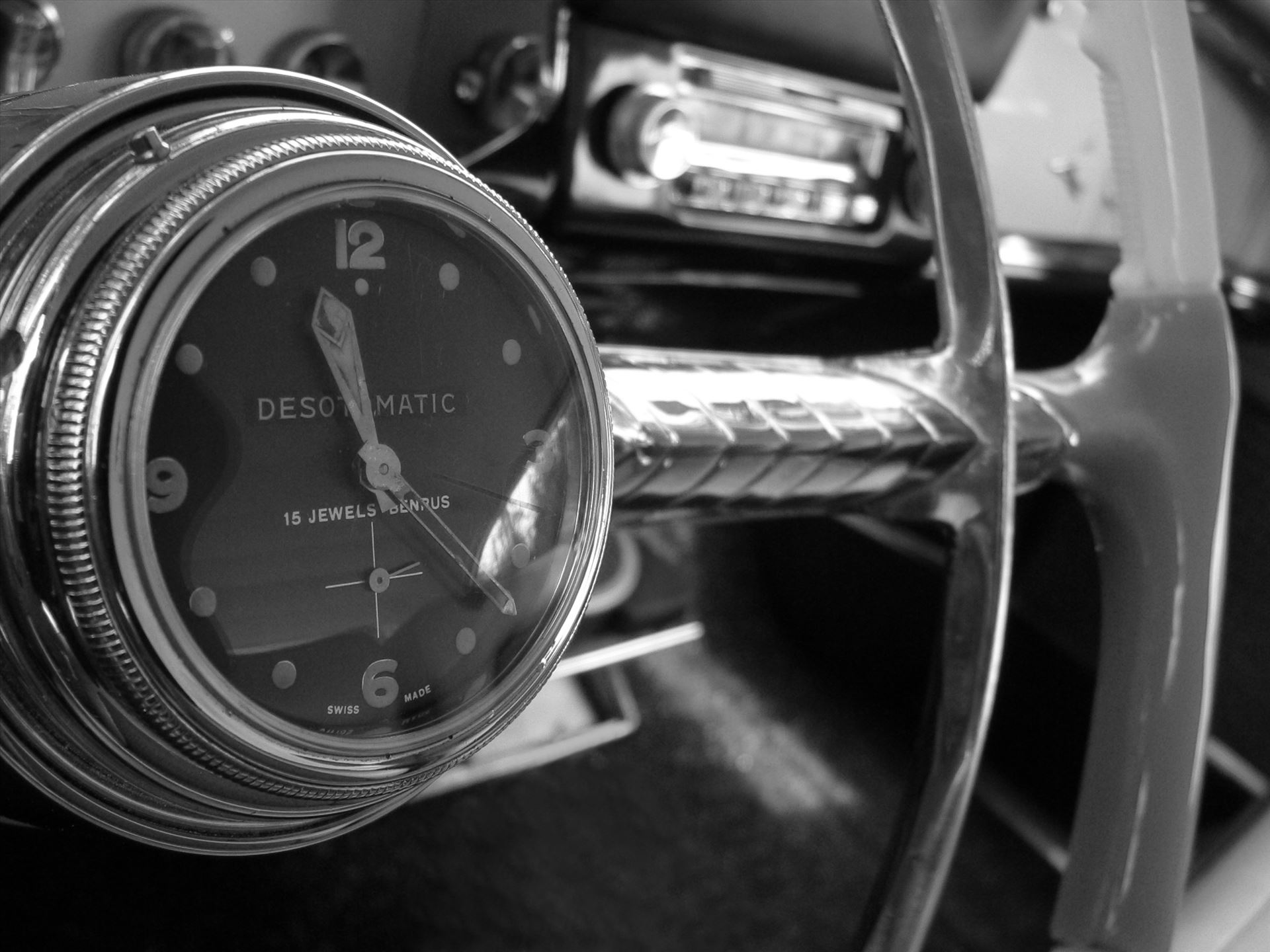 Vintage Fine Art Car Collection 11 1956 Desoto 
I LOVE the clock in the Steering Wheel, 100% class. by Studio 147