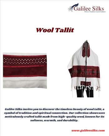 wool tallit - Galilee Silks invites you to discover the timeless beauty of wool tallit, a symbol of tradition and spiritual connection. For more visit: https://www.galileesilks.com/collections/all/wool-tallit