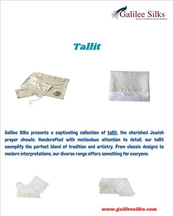 Tallit  by Galileesilks