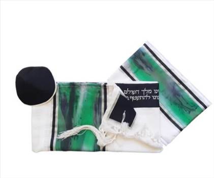 wedding tallit by Galileesilks
