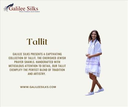 Tallit by Galileesilks