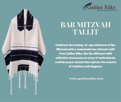 bar mitzvah tallit by Galileesilks