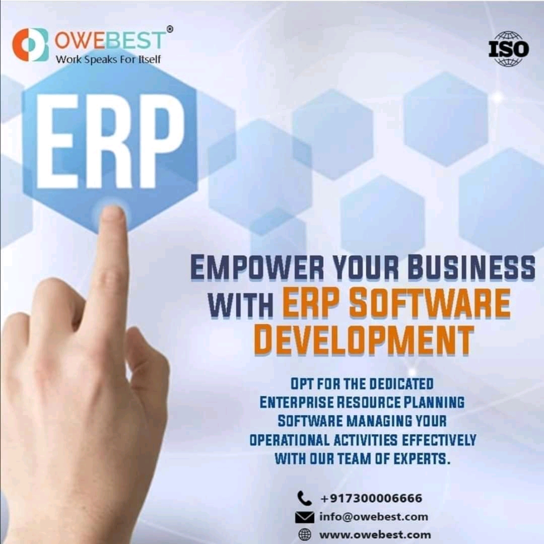 ERP software development company The ERP has evolved as high demand software where a large amount of transactions are done automatically. In ERP system, the data is collected automatically, processed and customized by integrated modules. This is highly beneficial for the business to gain by owebest