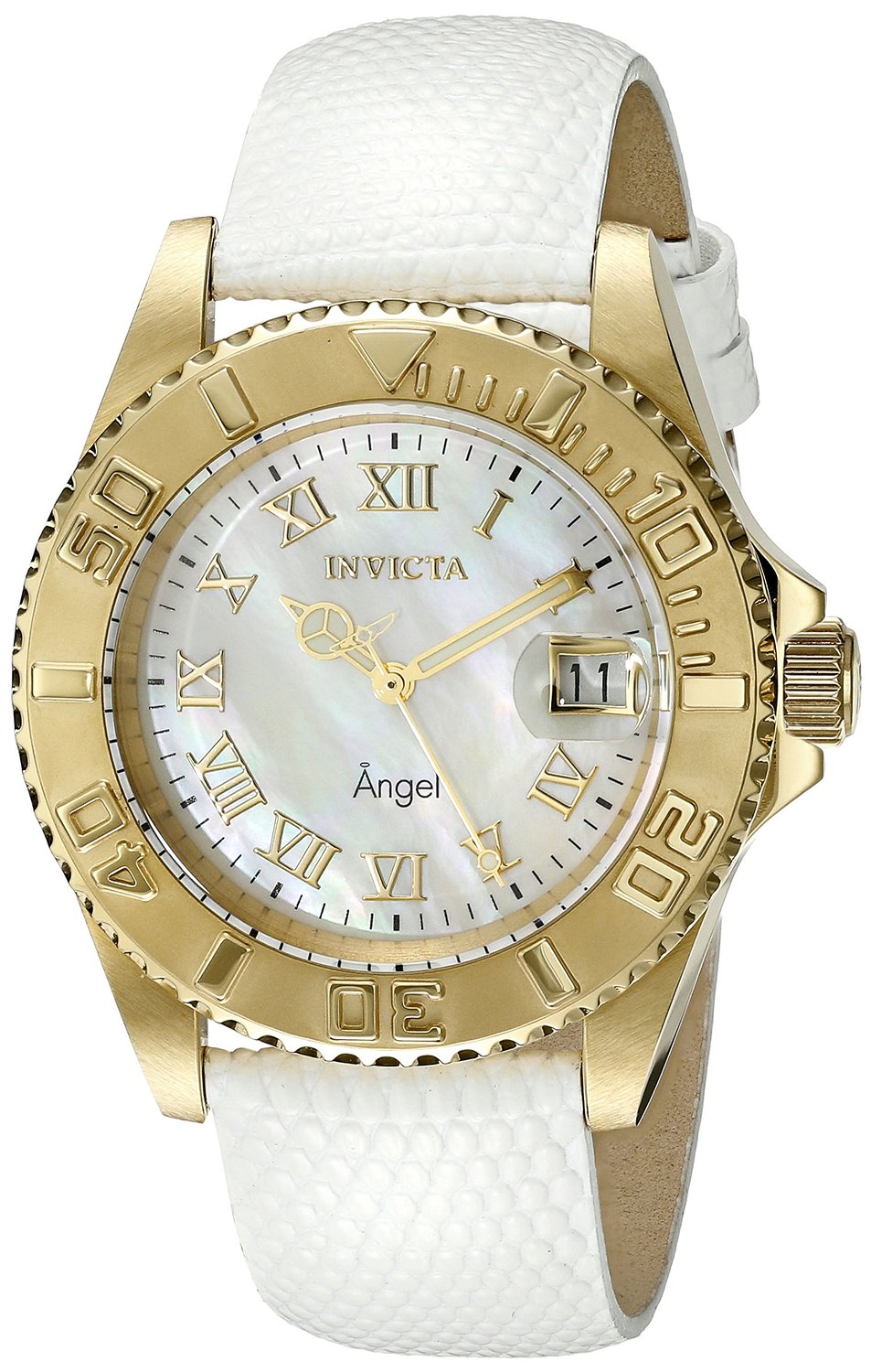 Invicta Angel Mother Of Pearl Dial Date Display 18415 Women’s Watch.jpg  by creationwatches