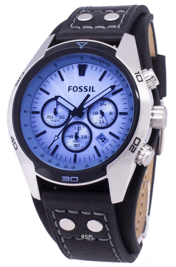 Fossil Coachman Chronograph Black Leather CH2564 Mens Watch.jpg  by orientwatches