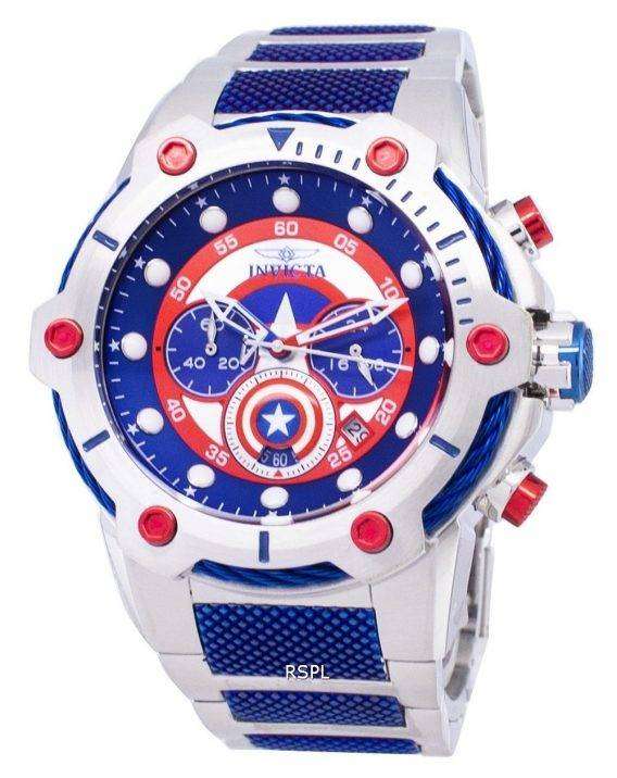 Invicta Marvel 25780 Captain America Limited Edition Chronograph Quartz Men’s Watch.jpg  by orientwatches