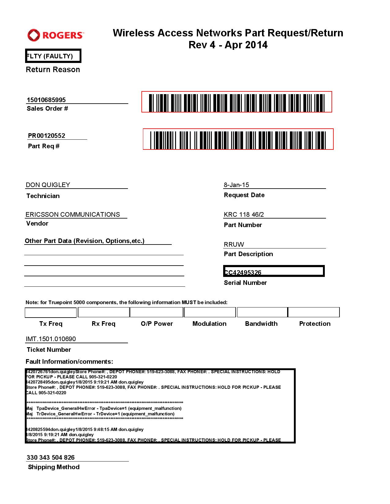 Part Request Part Request by DJ Quigley