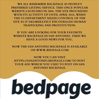 If you are looking for your favorite website backpage in San Antonio. Then we have a good news for you.