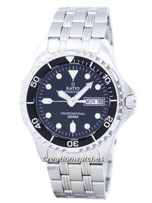 Ratio II Free Diver Professional 200M Sapphire Quartz 36JL140 Men's Watch.jpg  by ratiowatches