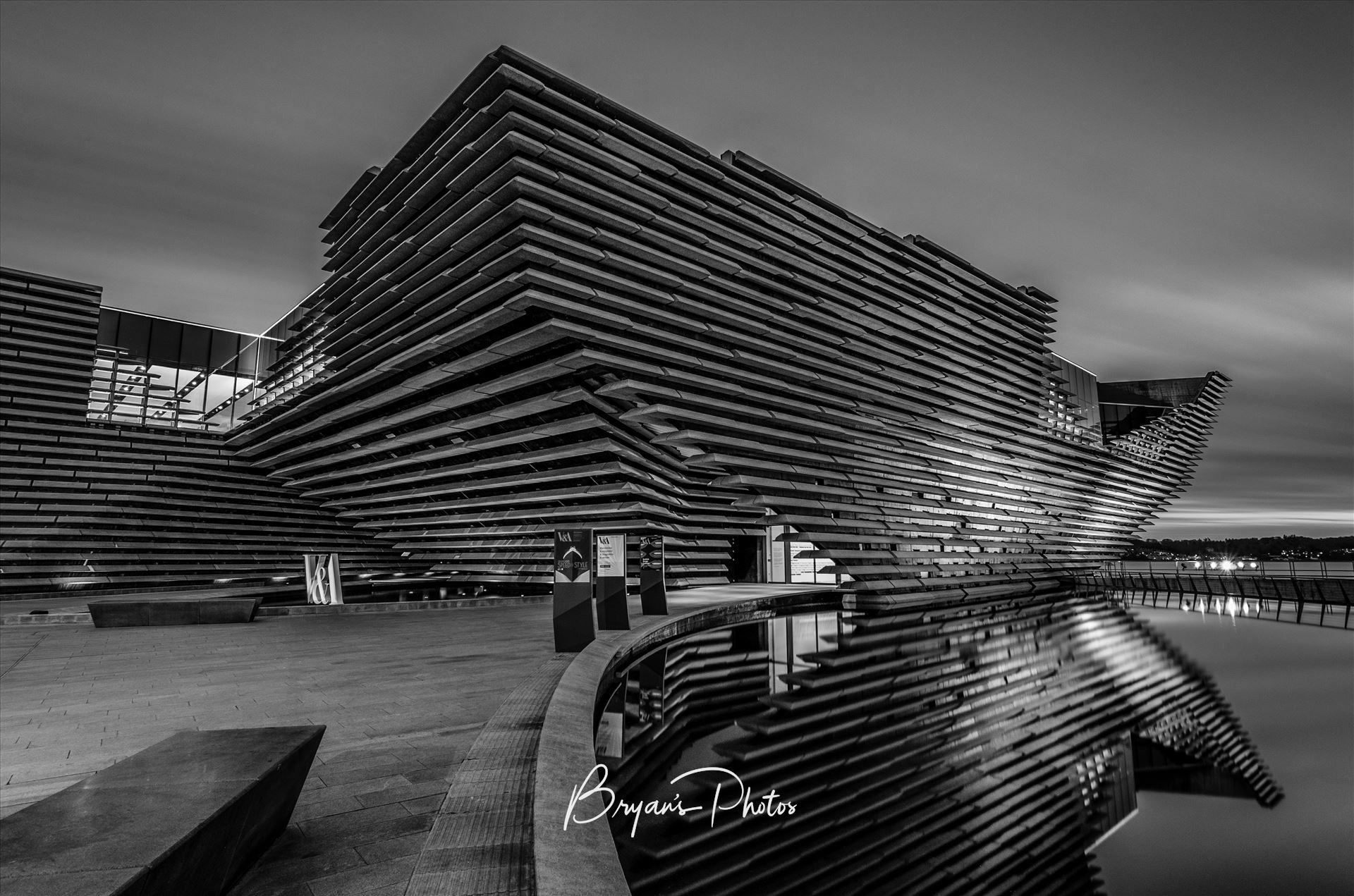 The V&A Dundee A black and white long exposure photograph of the V&A Museum Dundee. by Bryans Photos