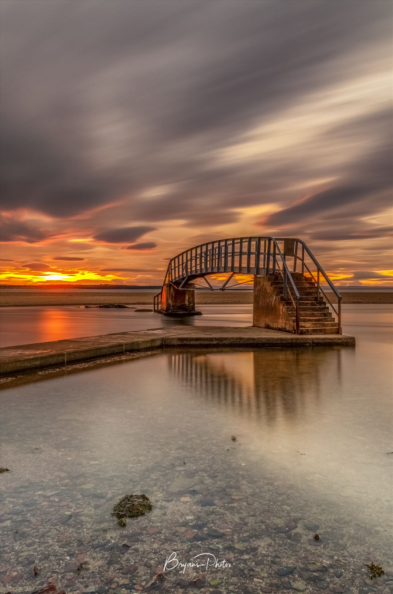 Bridge at Dunbar A photograph of the Belhaven Bridge at Dunbar taken at sunset. by Bryans Photos