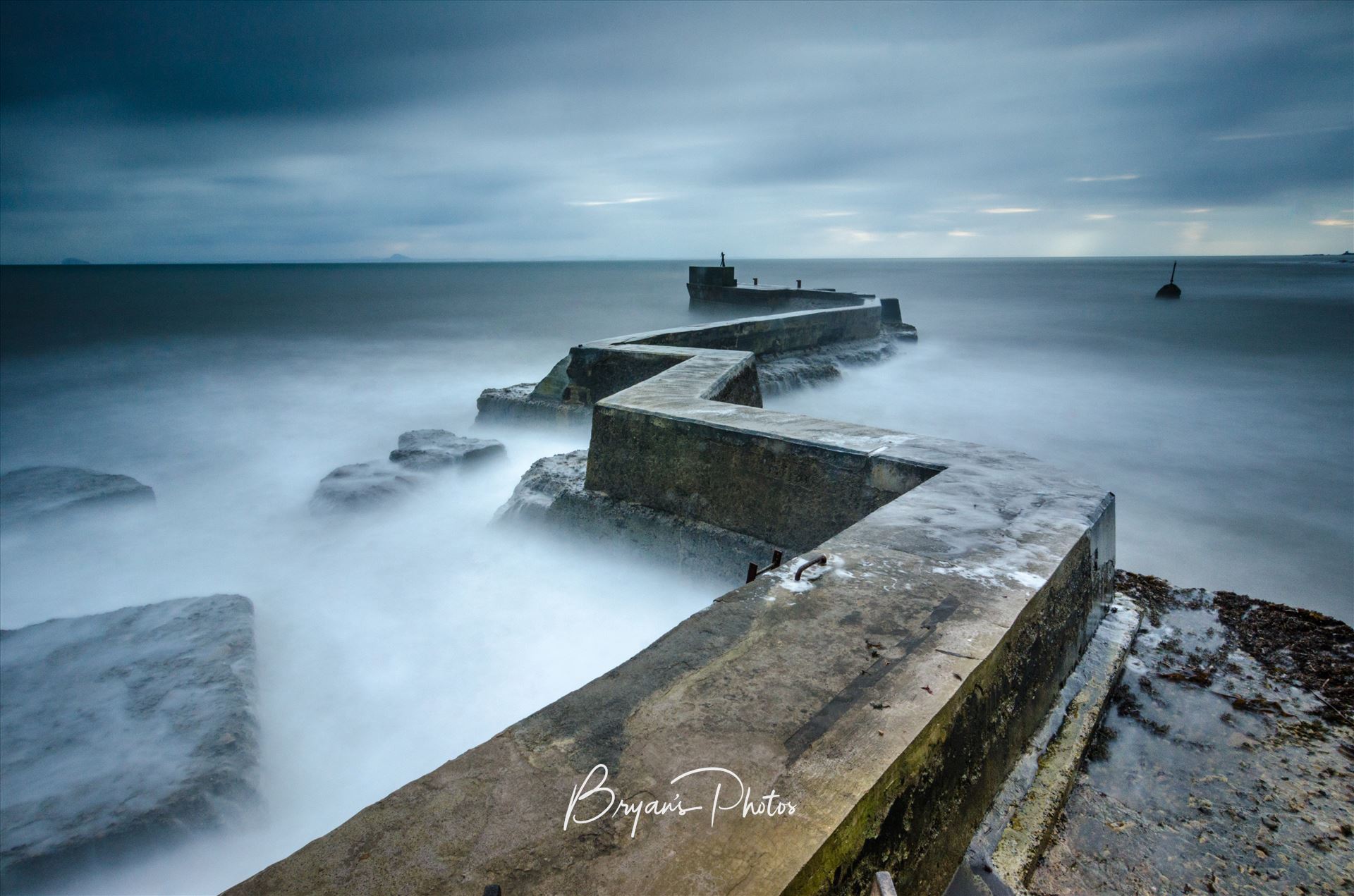 St Monans A long exposure photo of the breakwater at St Monans on the Fife coast of Scotland by Bryans Photos