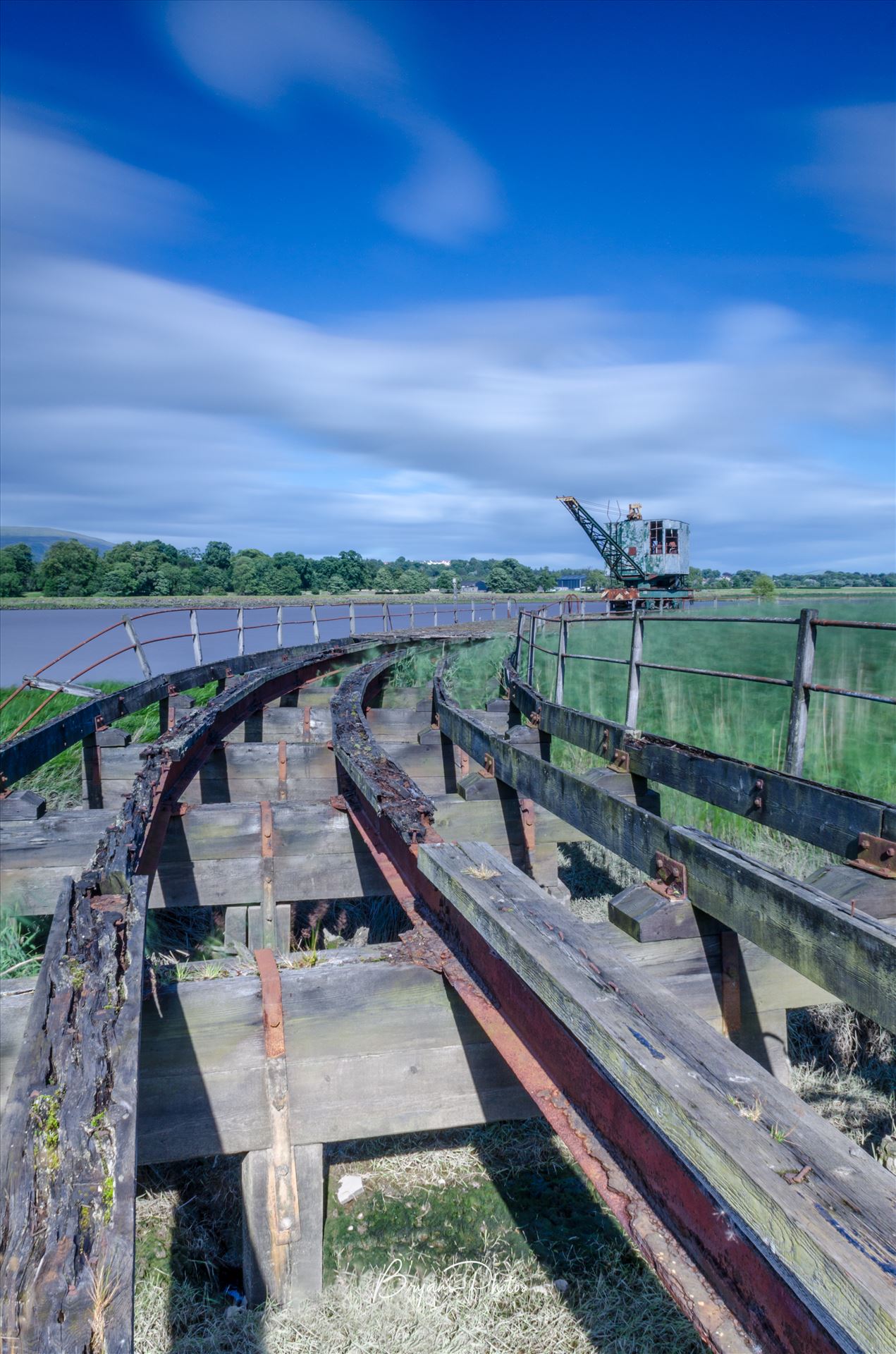 Bandeath A long exposure photograph taken at the former Bandeath Munitions Depot on the banks of the river Forth. by Bryans Photos