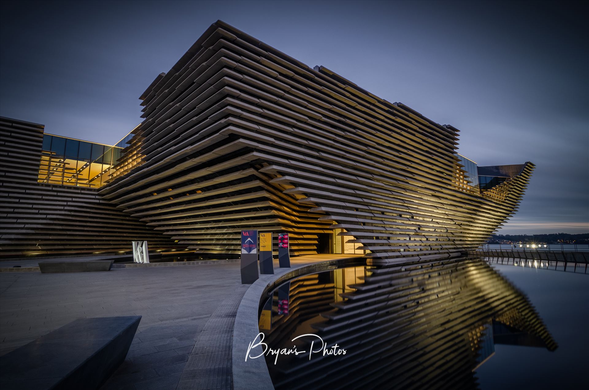 V&A Dundee A colour long exposure photograph of the V&A museum Dundee. by Bryans Photos