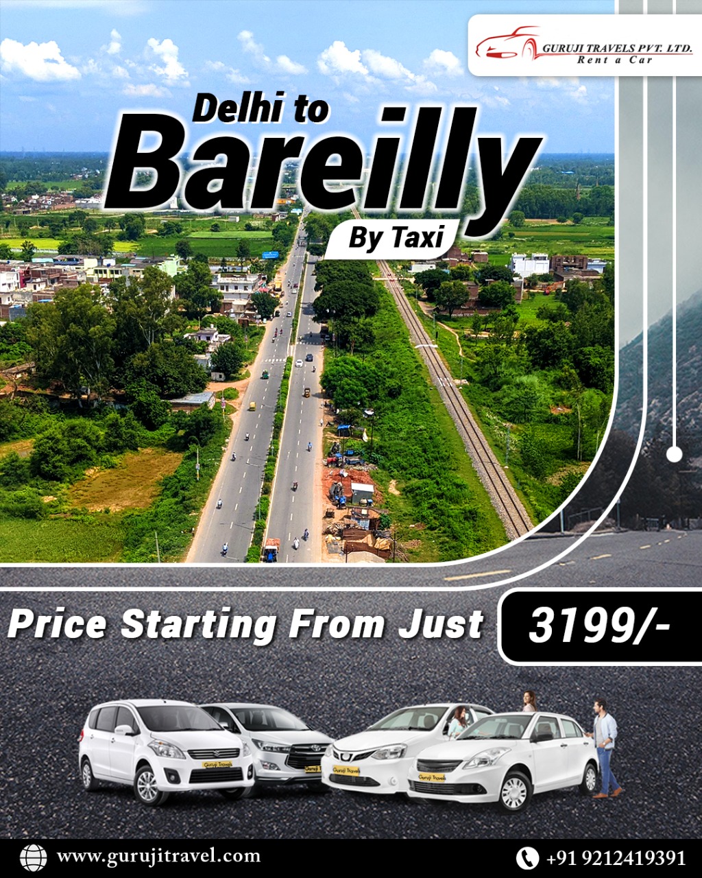 Delhi to Bareilly Taxi.jpg  by gurujitravels