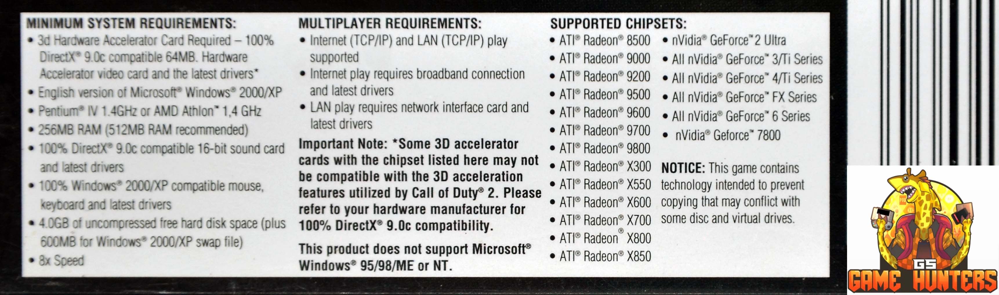 Call of Duty 2 System Requirements.jpg Call of Duty 2 by GSGAMEHUNTERS