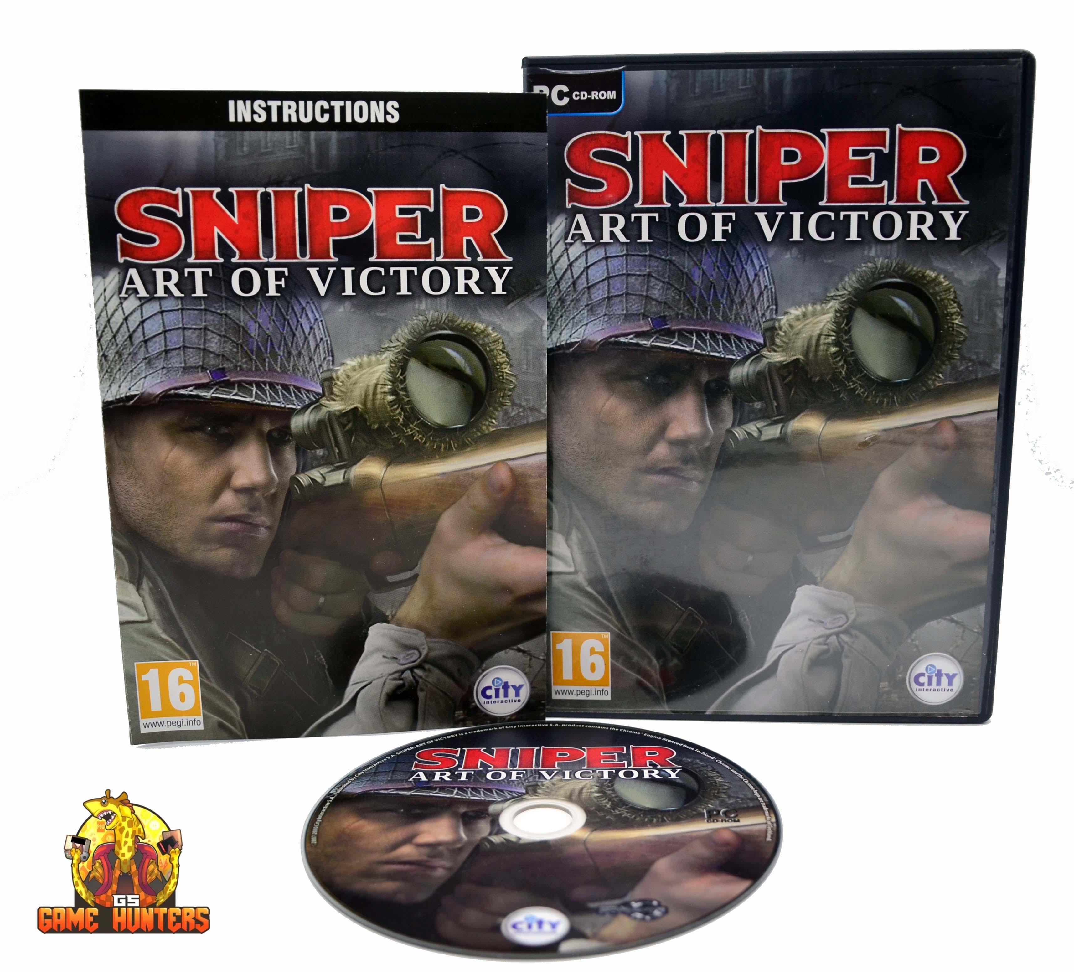 Sniper Art of Victory Case, Manual & Disc.jpg  by GSGAMEHUNTERS